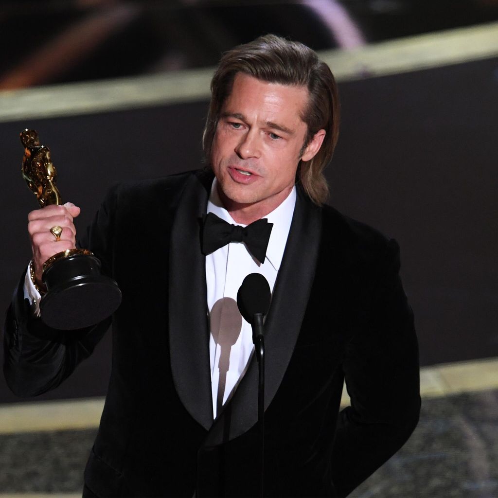 Brad Pitt y su Oscar por Once Upon The Time