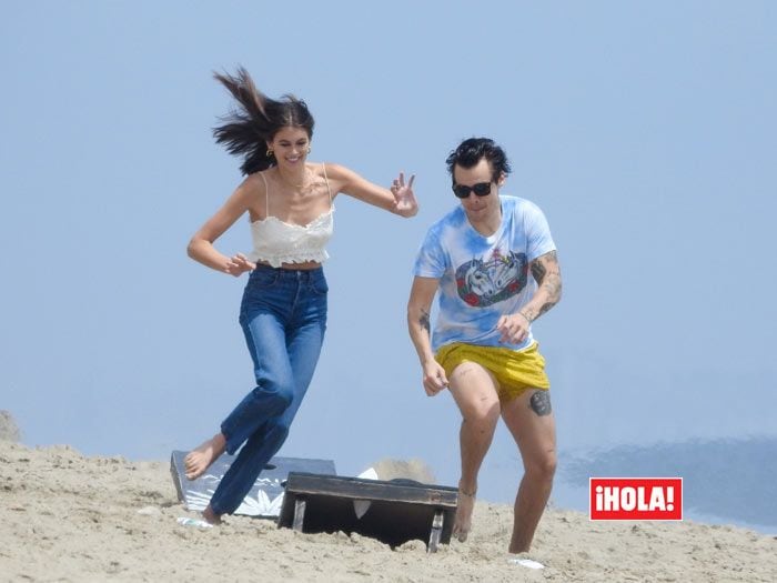 Harry Styles y Kaia Gerber