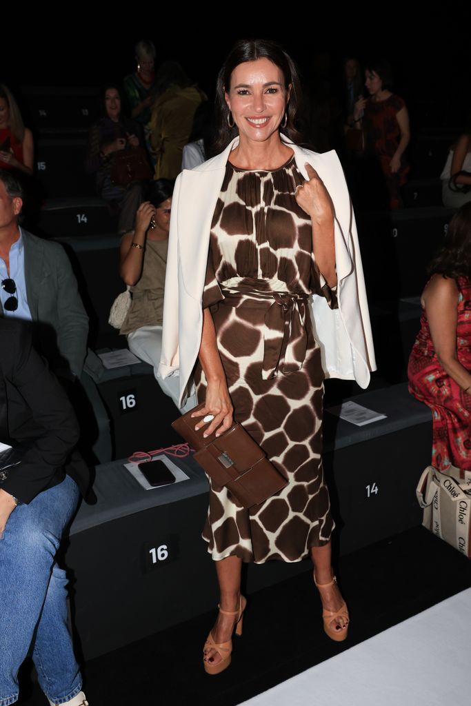 Arancha del Sol en el front row de la colección Simorra durante la Pasarela Cibeles Mercedes-Benz Fashion Week Madrid 2024 en Madrid, el jueves , 12 de septiembre de 2024.