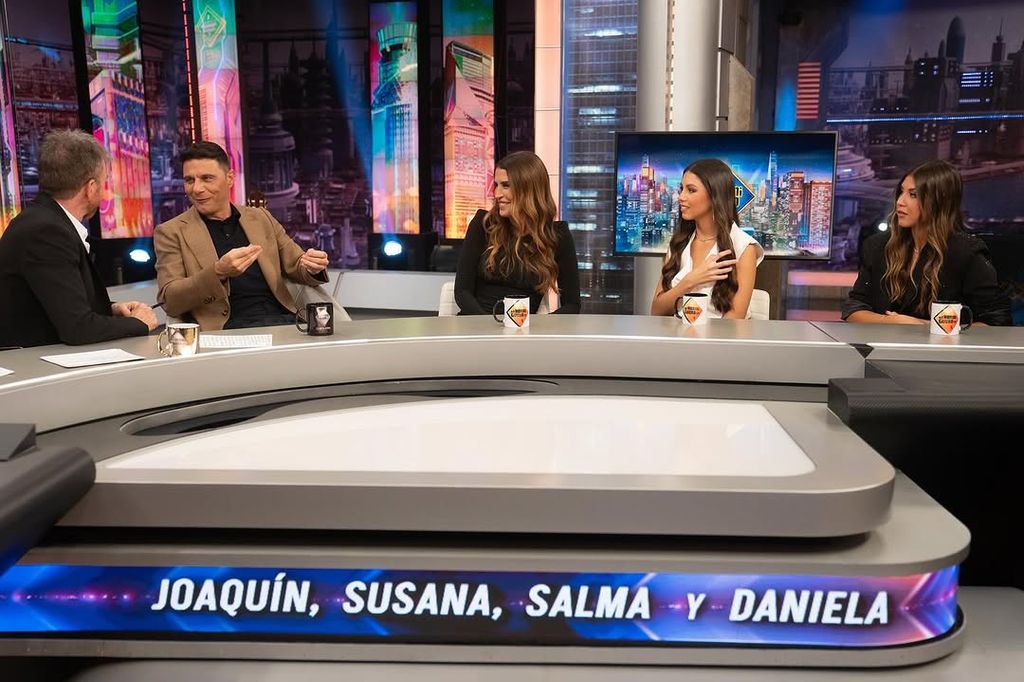 Joaquín Sánchez con su familia en El Hormiguero