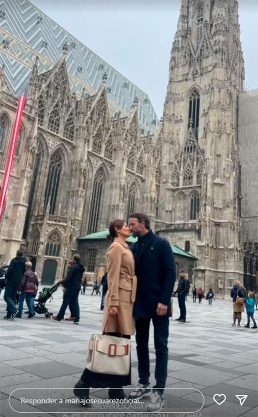 María José Suárez celebra el cumple de Álvaro Muñoz Escassi en un crucero romántico