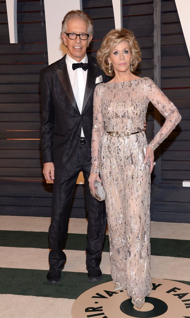 22/01/2015. Premios Oscar. Richard Perry y Jane Fonda.