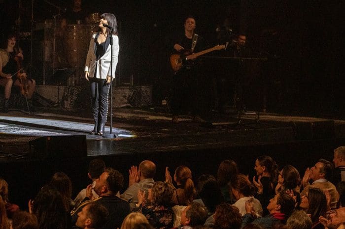 Eva González en el concierto de Vanesa Martín