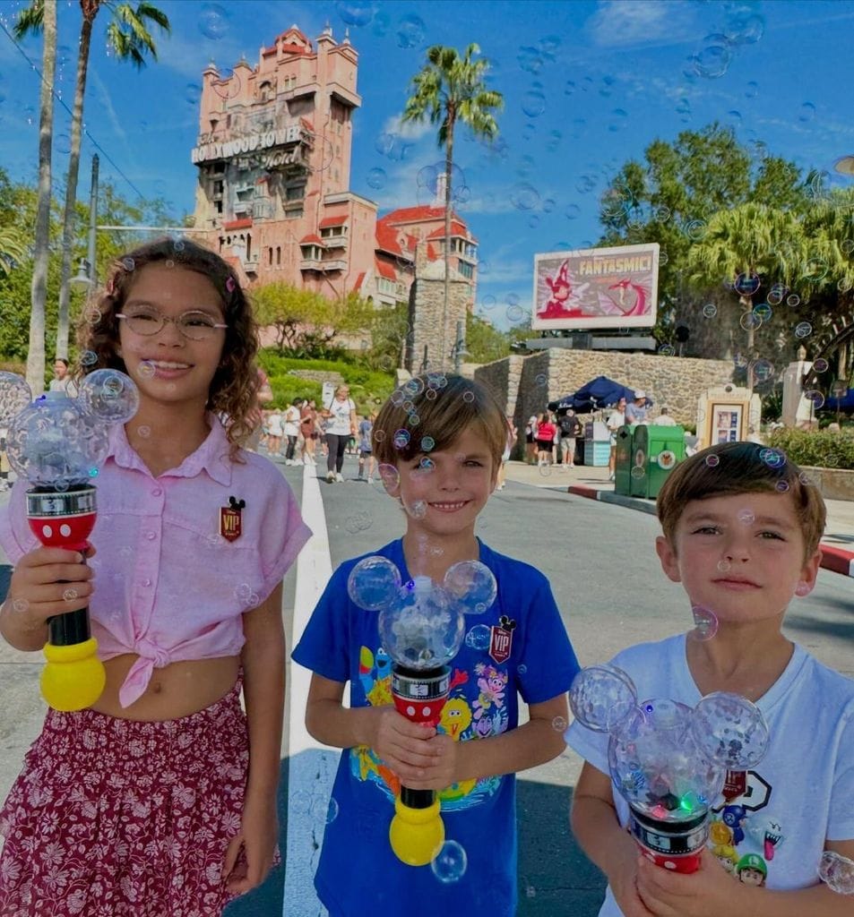 Los hijos de Bárbara y Alejandro han estado disfrutando al máximo de esta escapada familiar.