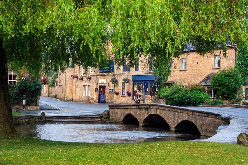 Bourton-on-the-water, Los Cotswolds, Inglaterra