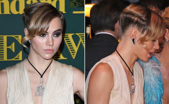 el look pin up de Suki Waterhouse