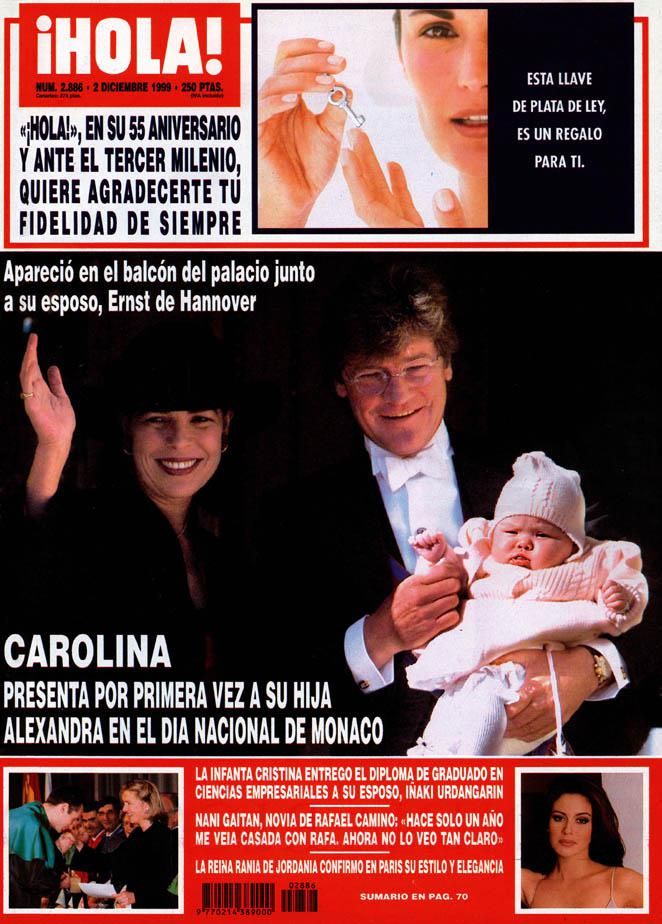 HOLA 4022. Portadas Cristina de Borbón e Iñaki Urdangarín.