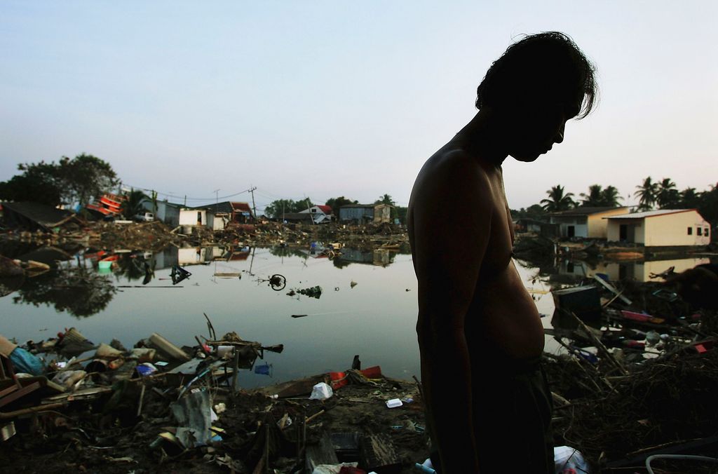 La devastación en Tailandia tras el tsunami de 2004.