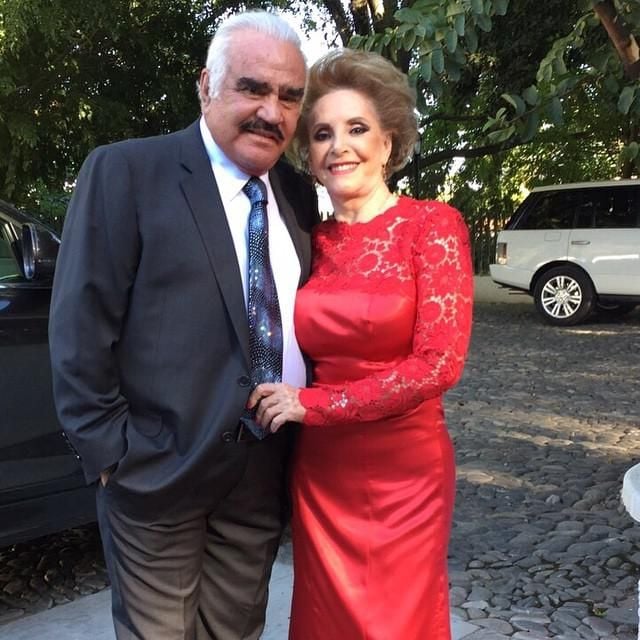 Vicente Fernández y su esposa, Doña Cuquita