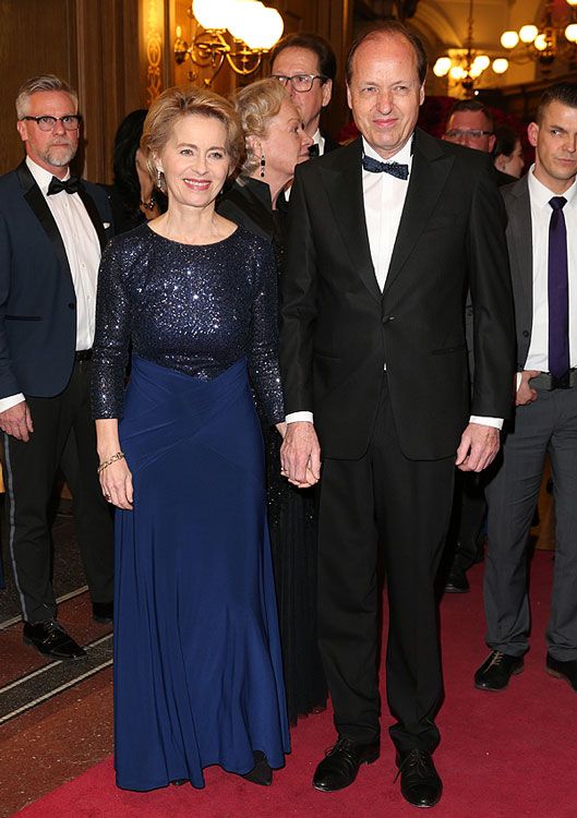 Imagen de Ursula von der Leyen junto a su marido Heiko