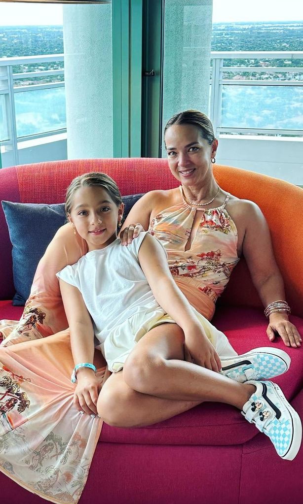 Adamari López y su hija Alaïa