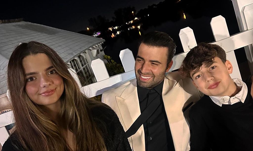 Jencarlos y Nickolas Canela con Oriana Lander