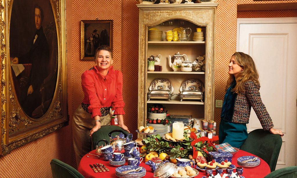 Cristina Tassara y sus hijas Alejandra y Lucía HOLA Living