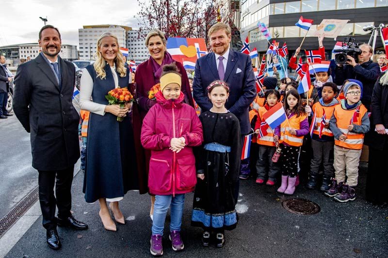 Máxima y Guillermo de Holanda con Haakon y Mette- Marit de Noruega