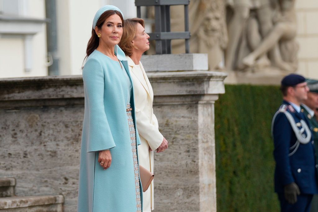 Mary de Dinamarca durante su visita de Estado a Alemania con el rey Federico X