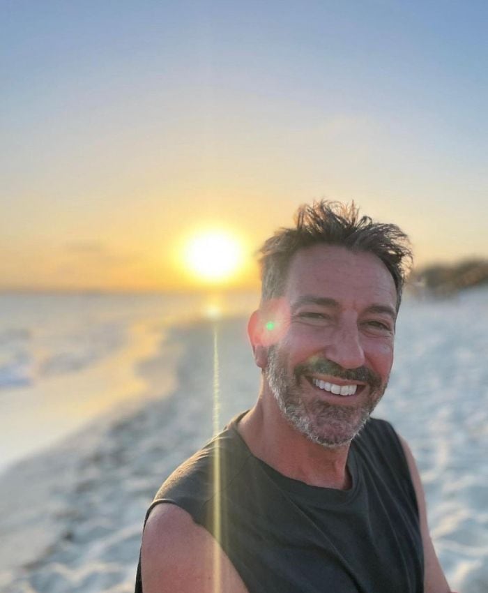 David Valldeperas en la playa