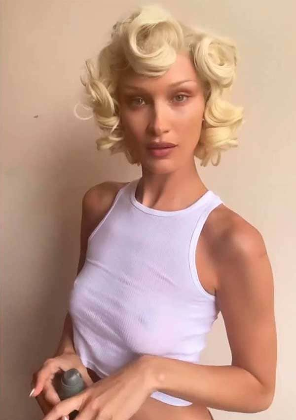 bella hadid marilyn monroe