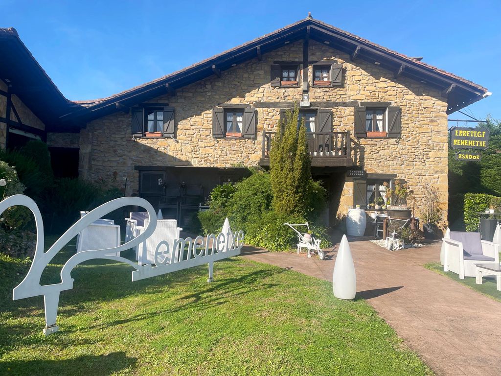 Restaurante Remenetxe, en Musika, municipio dentro de la reserva de Urdaibai