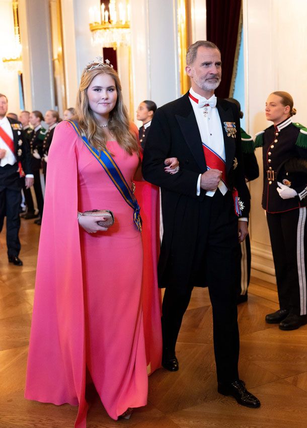 El rey Felipe con Amalia de Holanda