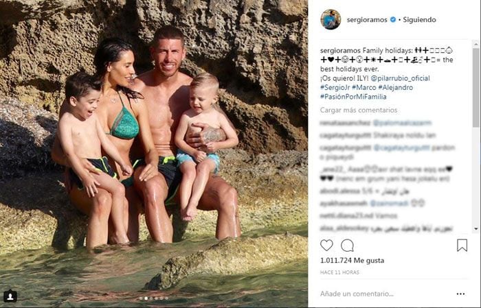 Pilar Rubio y Sergio Ramos