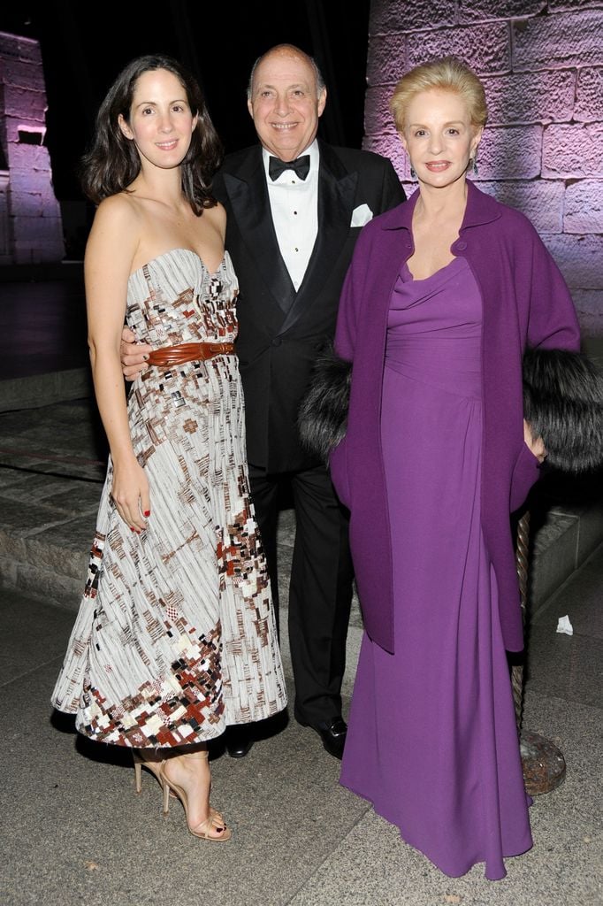 Carolina Herrera y Reinaldo junto a su hija Patricia