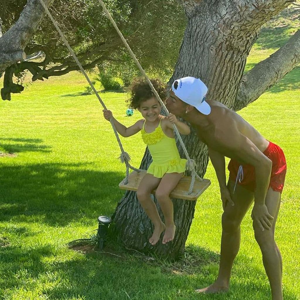 cristiano ronaldo y su hija alana