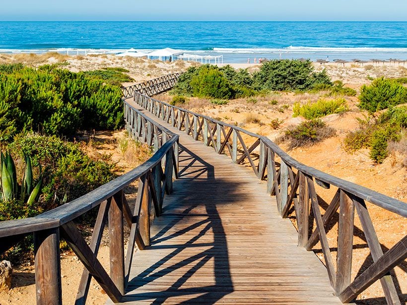 playa La Barrosa Chiclana cadiz andalucia