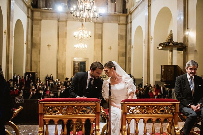 Una boda con ceremonia católica en Madrid