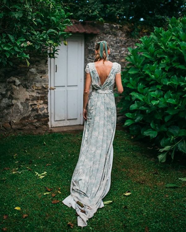 Vestido de novia de Beba's de color azul para invitadas