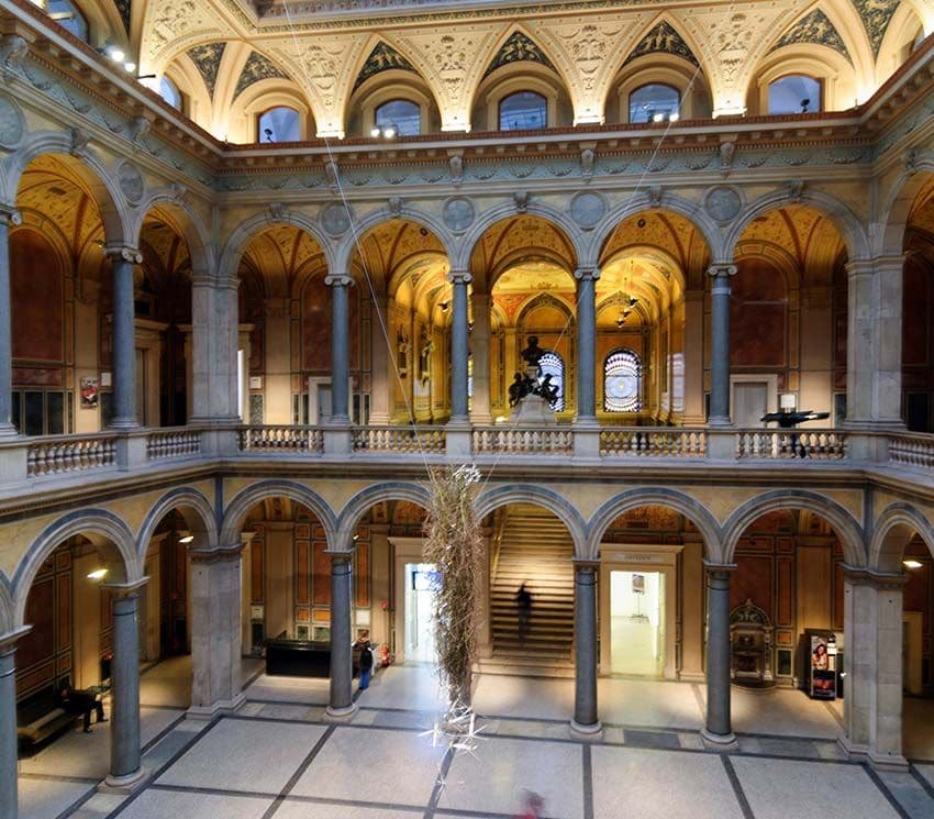 Interior del Museo de Artes Aplicadas de Viena