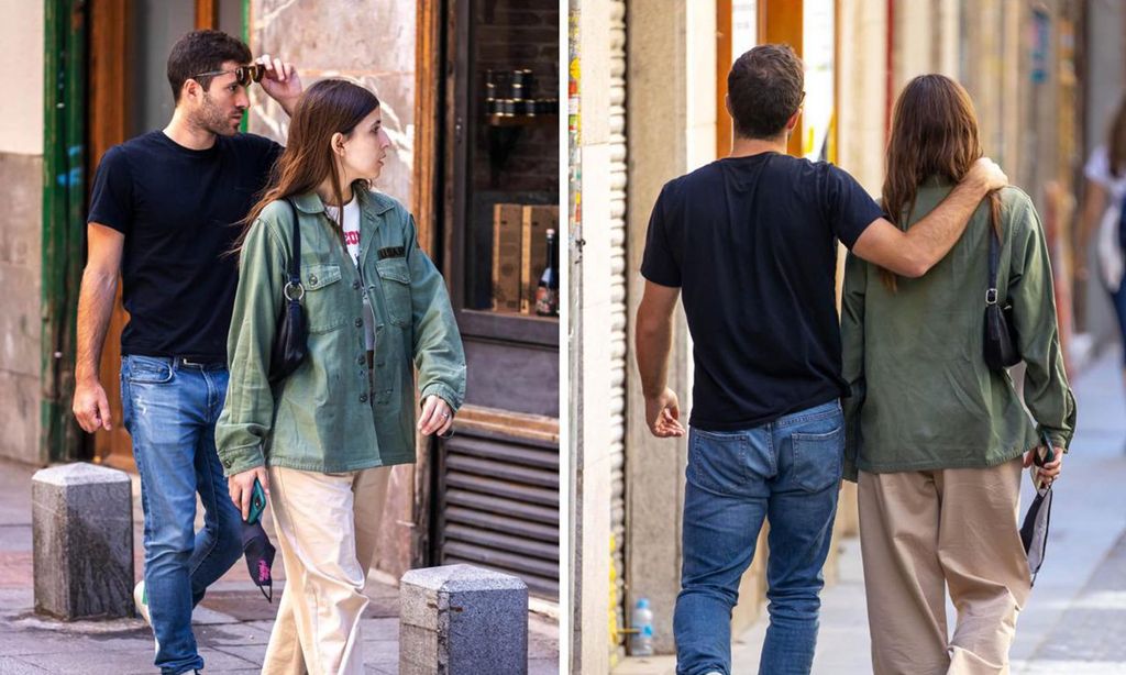 
Mafalda y Marc Abousleiman salieron a dar un romántico paseo por las calles de Madrid.
