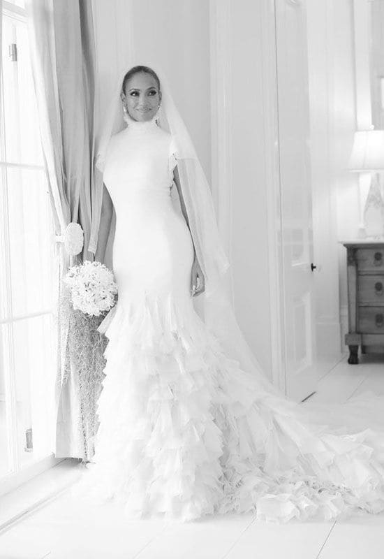 Jennifer Lopez vestido de novia