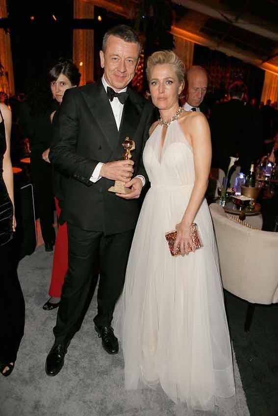 Gillian Anderson y Peter Morgan