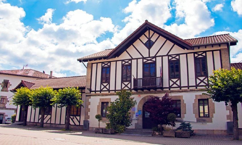 Caserón del casco histórico de Lekunberri.