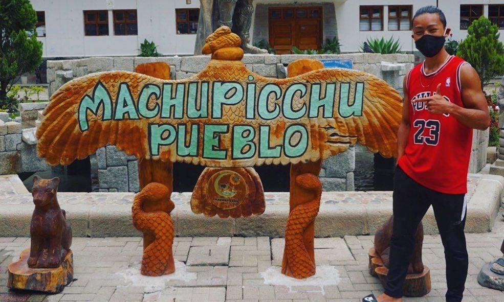 Japonés visita Machu Picchu