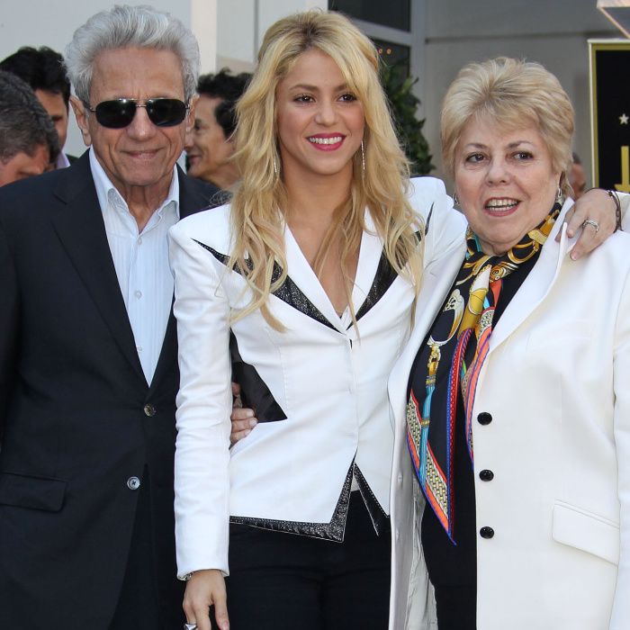 Shakira y sus padres