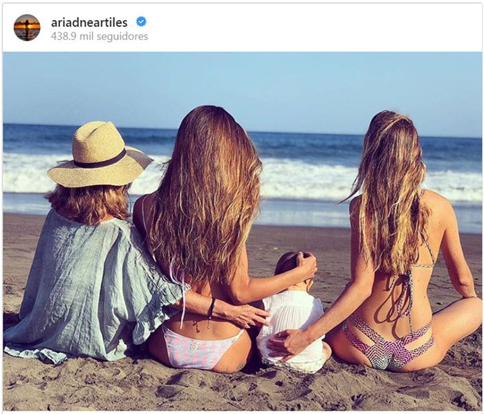 Ariadne Artiles y su foto de familia más bonita