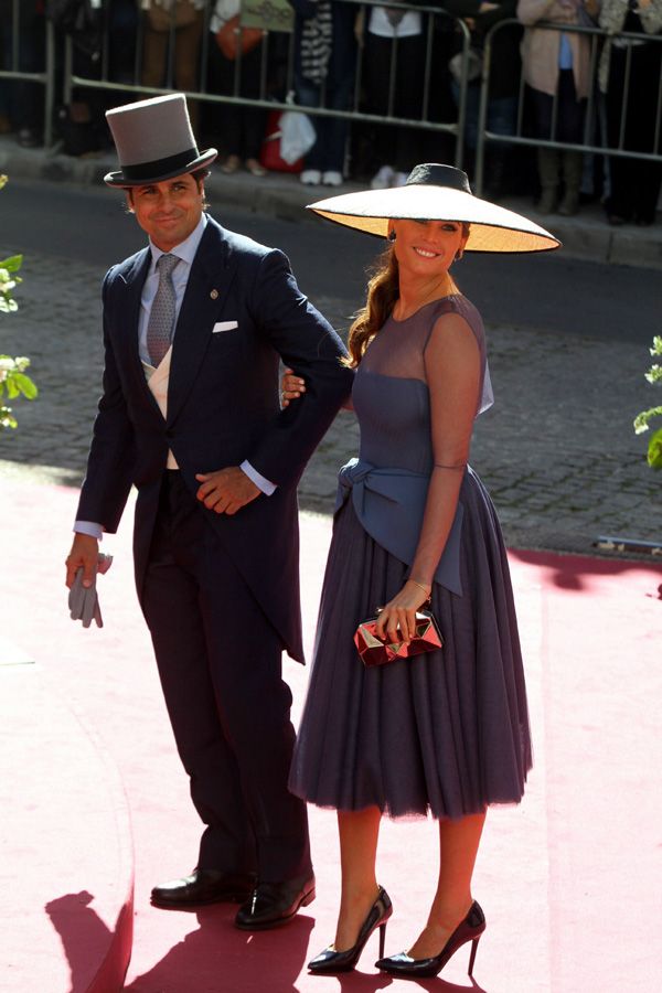 Francisco Rivera y Lourdes Montes. La mujer del torero estaba espectacular con un vestido de Roberto Diz
