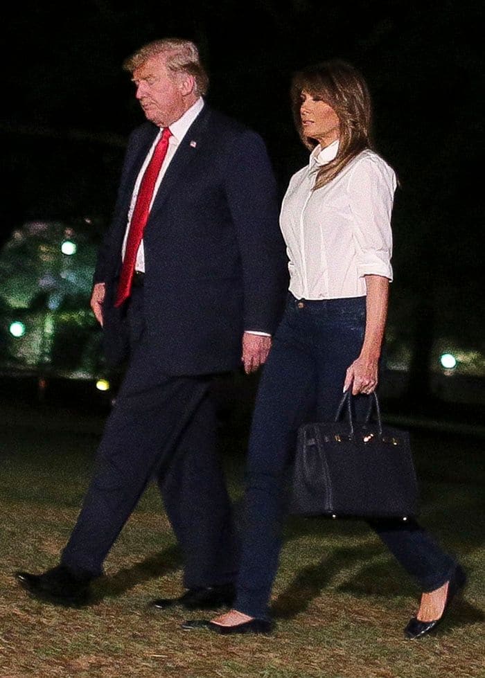 melania trump hermes donald trump a