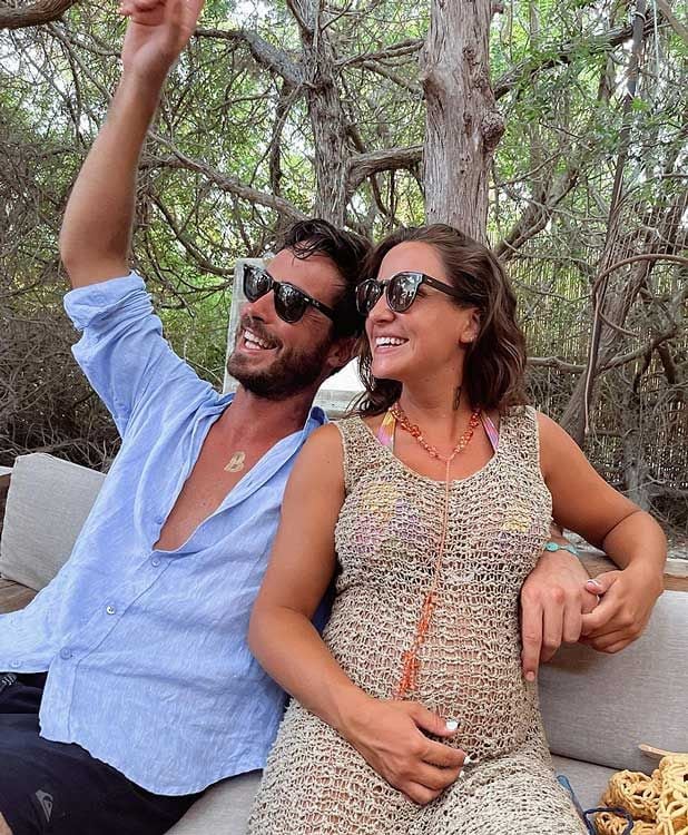 Marta Pombo y Luis Zamalloa en Ibiza