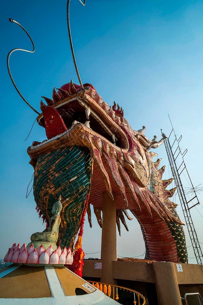 tailandia wat samphran templo cabeza