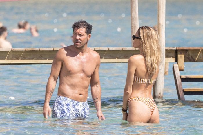 Simeone y Carla Pereira en Ibiza