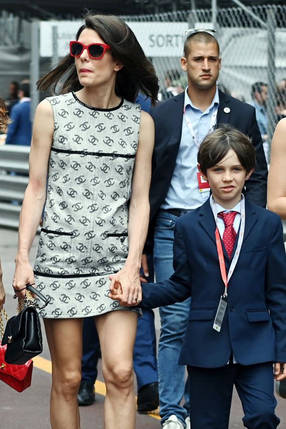 Carlota Casiraghi con su hijo Raphäel