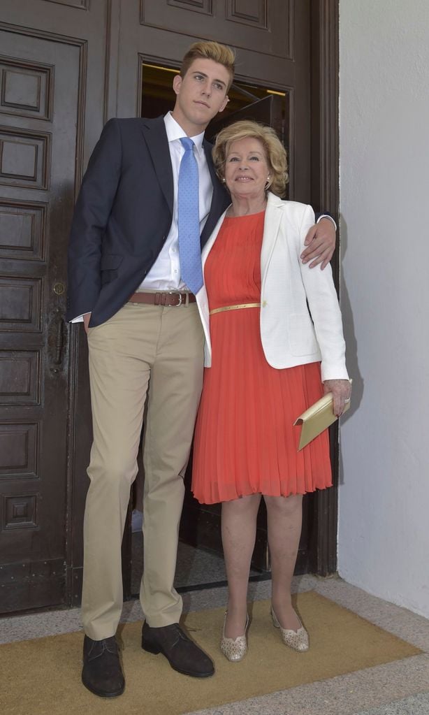 Laura Valenzuela y su nieto Fran Murcia