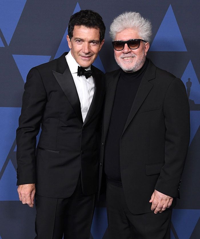 Antonio Banderas y Pedro Almodóvar