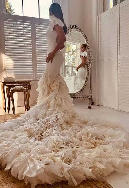 Vestido de novia Jennifer Lopez