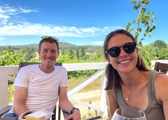 Rohan Dennis y Melissa Hoskins