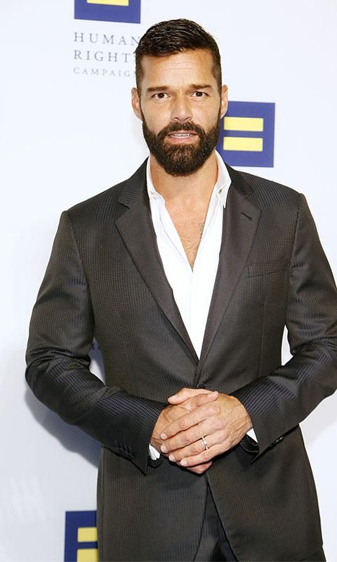 ricky martin red carpet look