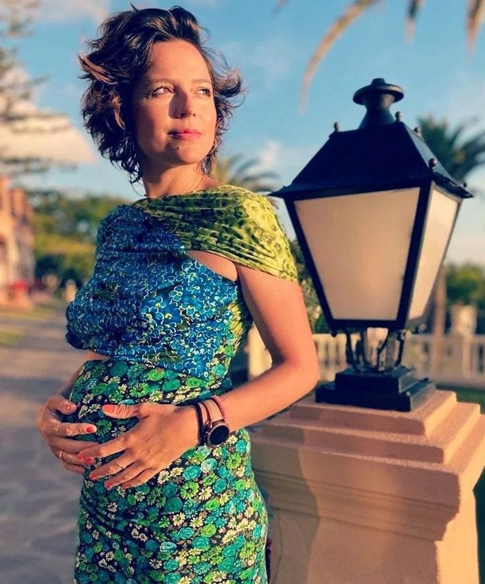 Cristina Alarcón embarazada