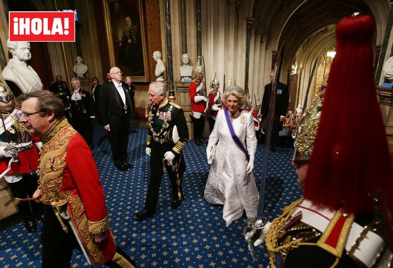 Carlos y Camilla en la apertura del Parlamento